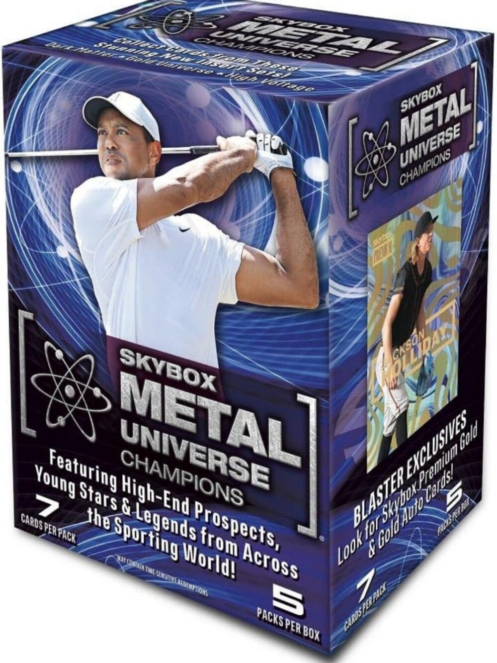 2023 Multi-Sport Trading Cards Blaster Box - 35 Skybox Metal Universe Cards